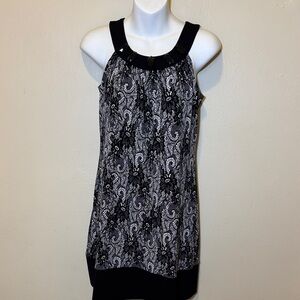 Enfocus Studio Monochrome Sleeveless Blouse